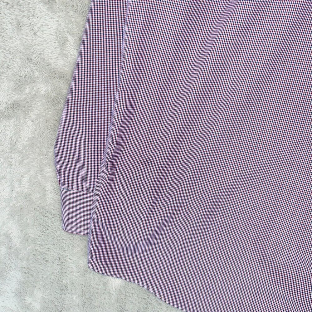 Brooks Brothers Regent Long Sleeve Button Up Dress Shirt Men 16/34 Red Plaid - Picture 7 of 8